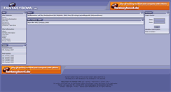 Desktop Screenshot of fantasybowl.de